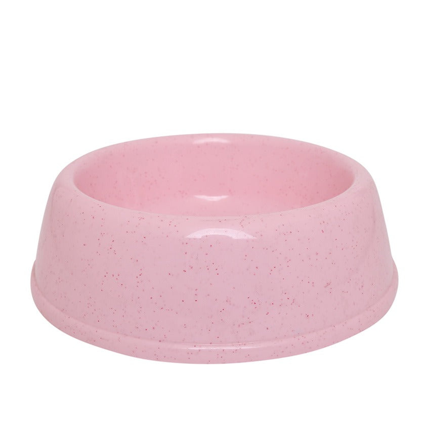 round  Shaped food bowl Pet Plastic food bowl (Random Color)  8 inch