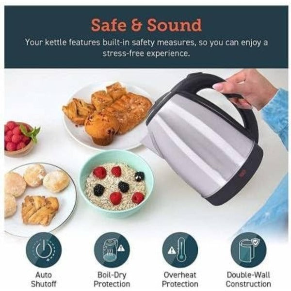 Premium Quality Electric Kettle 2.0 Liter (Silver)