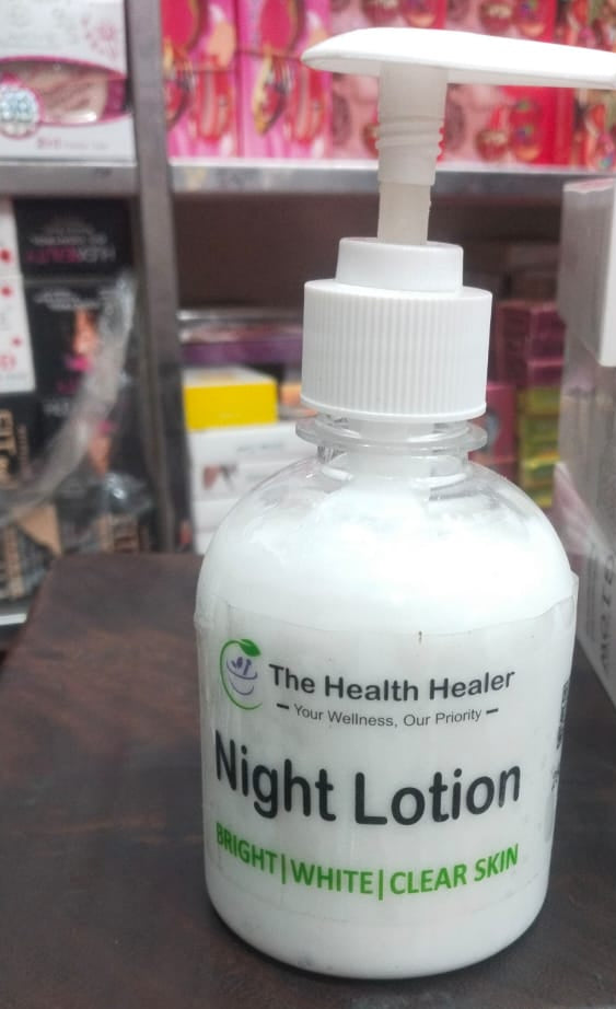 The Health Healer Night Lotion BRIGHT WHITE CLEAR SKIN (240ml)