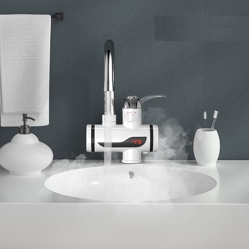 Electric Water Heating Faucet Tap for Kitchens and Bathrooms Digital Temp? Display | Hot Water(without shower )
