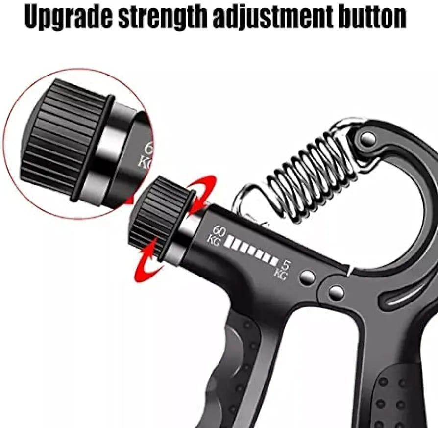Hand Grip Strengthener Adjustable Resistance Wrist Strengthener Forearm Gripper Hand Workout Strength Trainer | With Counter (Random colour)