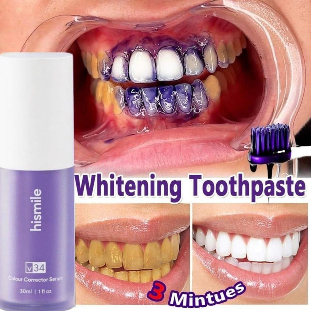 Teeth Brightening Hismiles V34 Colour Corrector Serum - 30ml | Hismile For Teeth Brightening