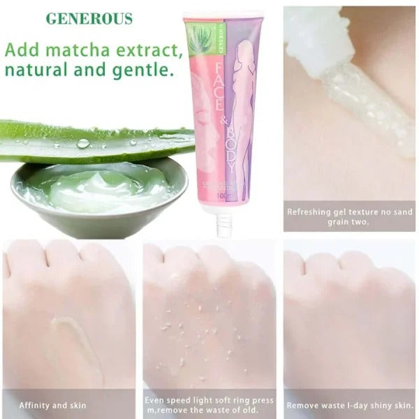Sale Face And Body Brightening &amp; Exfoliating Cleansing Scrub Gel 100 ML