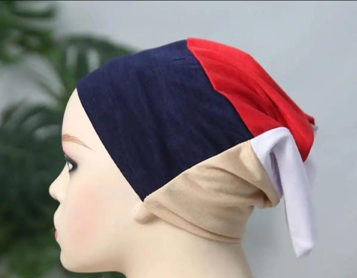 Multicolor Women? Jersey 4-in-1 Underscarf Tube Cap �Soft, Stretchable Hijab Inner (Random color)