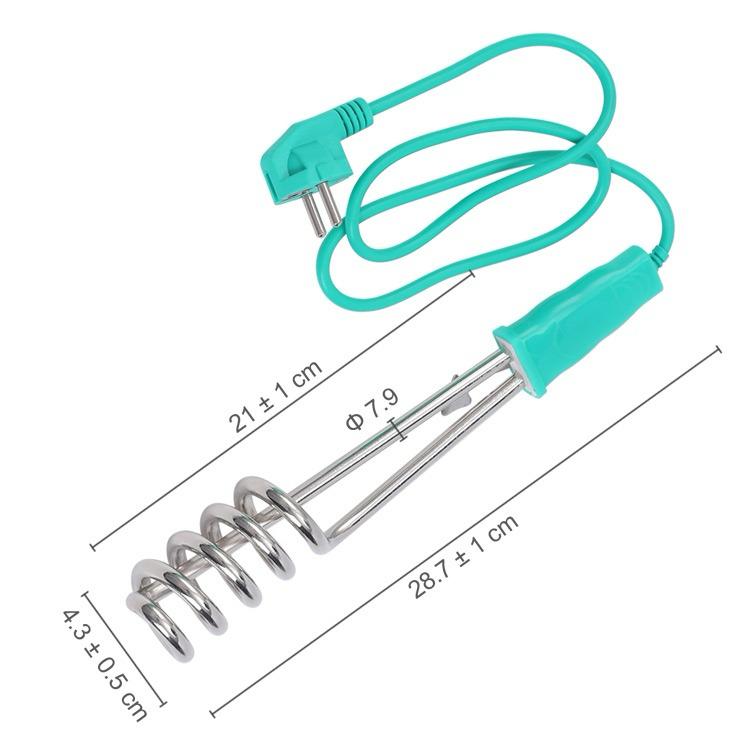 Electric Water Heating Rod Portable Electric Water Heater Electric Water Immersion Rod 1200 watt Local (Random Color)