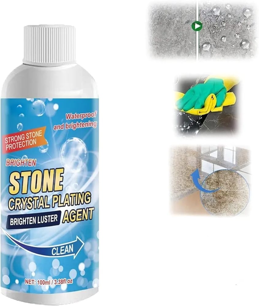 Stone crystal Agent Cleaner, Marble Cleaner and Polish, Universal Stone Cleaner(Tile cleaner) 250ml