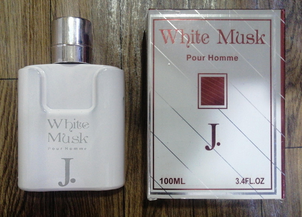 Pack of 2 White Musk and J. Essence Eau De Long Lasting Fragrance Men's Perfume 100 ML