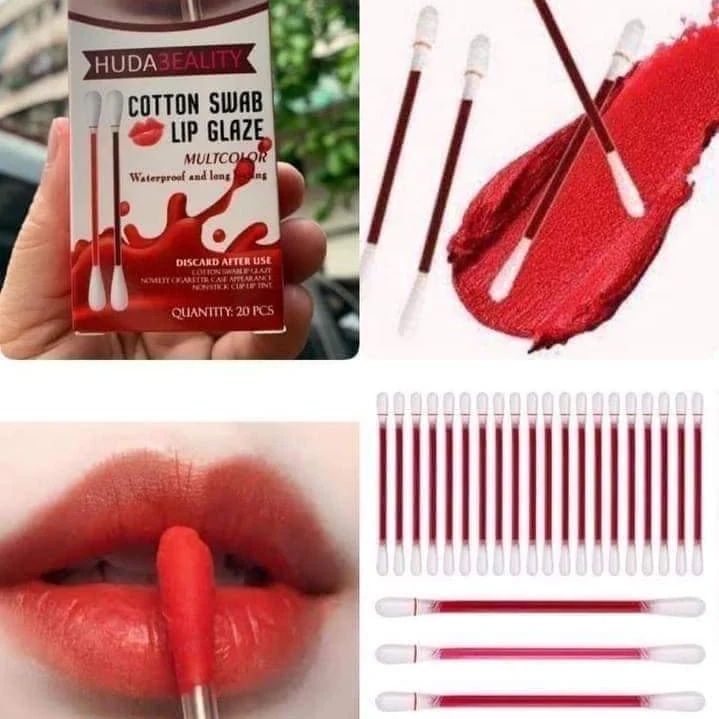 20 Pcs Long Lasting Cotton Bud Lipstick – photo 2