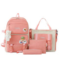 4-Piece School Bag Set: Stylish &amp; Practical new arrival 2024 - Black