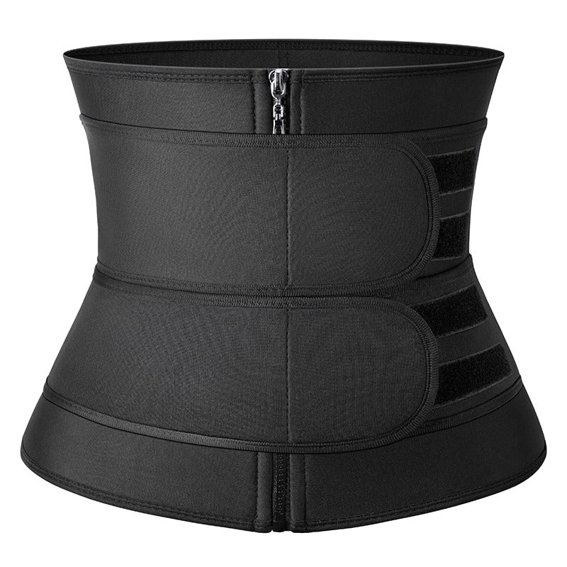 Waist Trainer Belt-Slimming Body Shaper Belts Sport Girdle  (Black) Original ~ Large