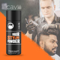 CAVI Hair Styling Powder �Superfine Volumizing Matte Finish Powder for Instant Texture & Strong Hold (20g)