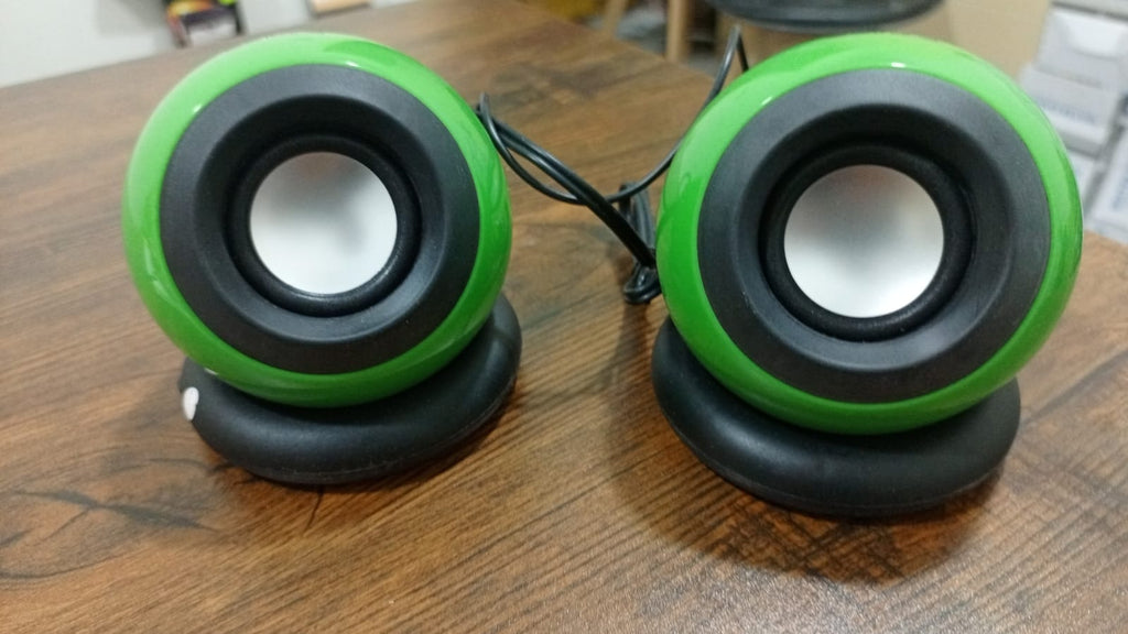 (Pair)  IF-10 USB 2.0 Mini USB Speaker for Laptop and Desktop (random color)