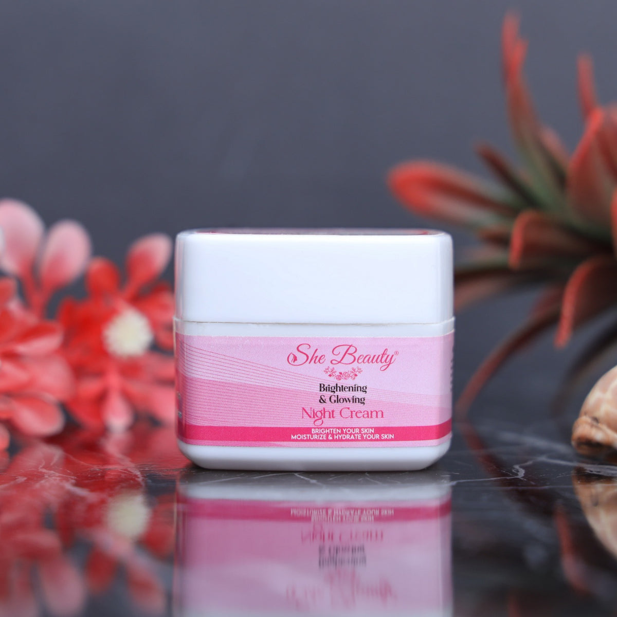 She Beauty Whitening Night Care Cream ,FRAGRANCE-FREE – photo 4