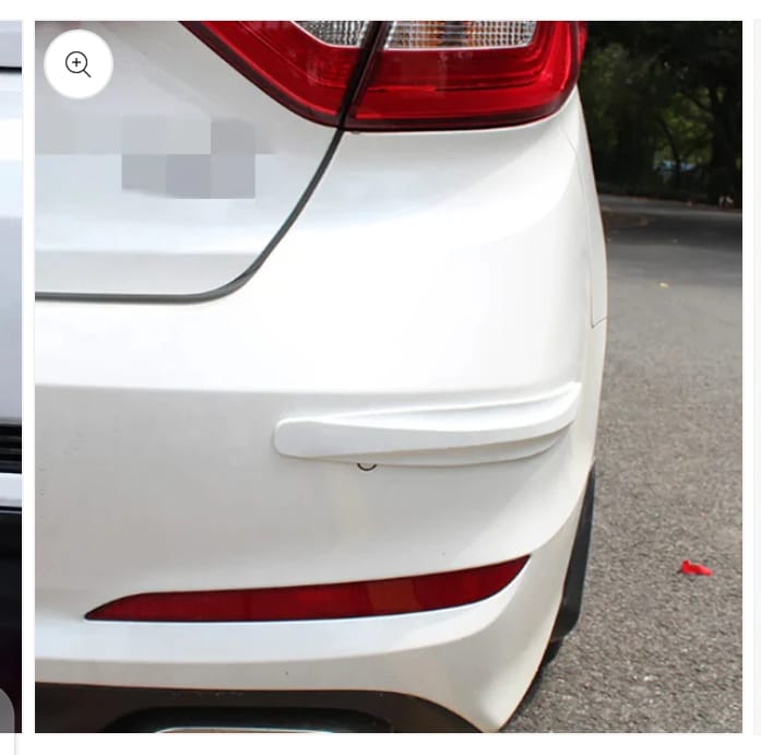 Universal Car Bumper Protector Strip Guard Corner Protection Strips Scratch Auto car Anti Collision Car Corner Bumper (Color White)