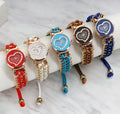 Girl Stainless Steel Bracelet Stylish Watch (without Box) - Red