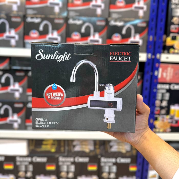 Electric Water Heating Faucet Tap for Kitchens and Bathrooms Digital Temp? Display | Hot Water(without shower )