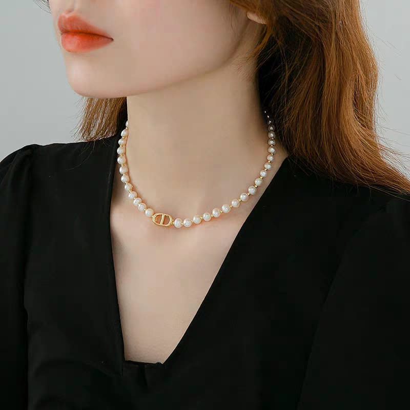 Beautiful Pearl Charm Korean Elegant Necklace – photo 2