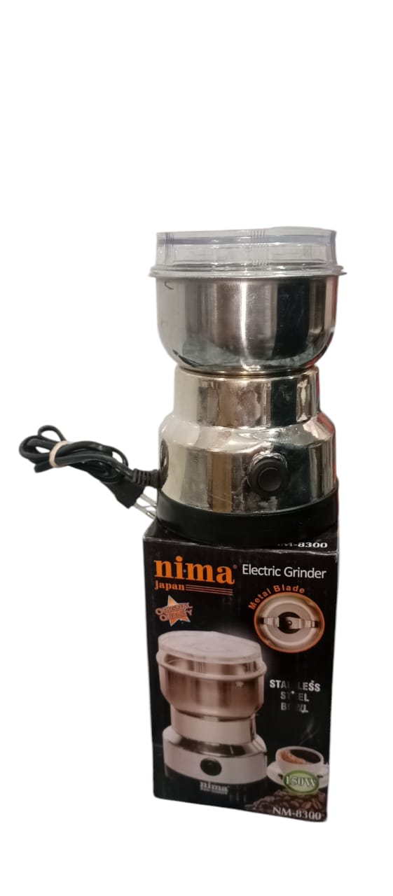 Nima MULTI PURPOSE ELECTRIC COFFEE GRINDER AUTOMATIC COFFEE SPICE BEAN GRINDER STAINLESS STEEL