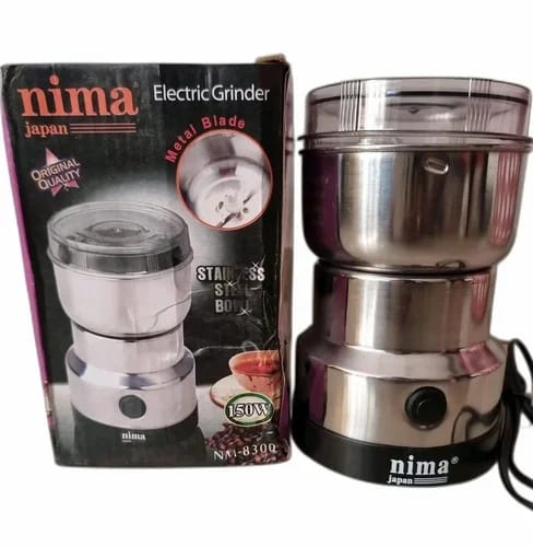 Nima MULTI PURPOSE ELECTRIC COFFEE GRINDER AUTOMATIC COFFEE SPICE BEAN GRINDER STAINLESS STEEL