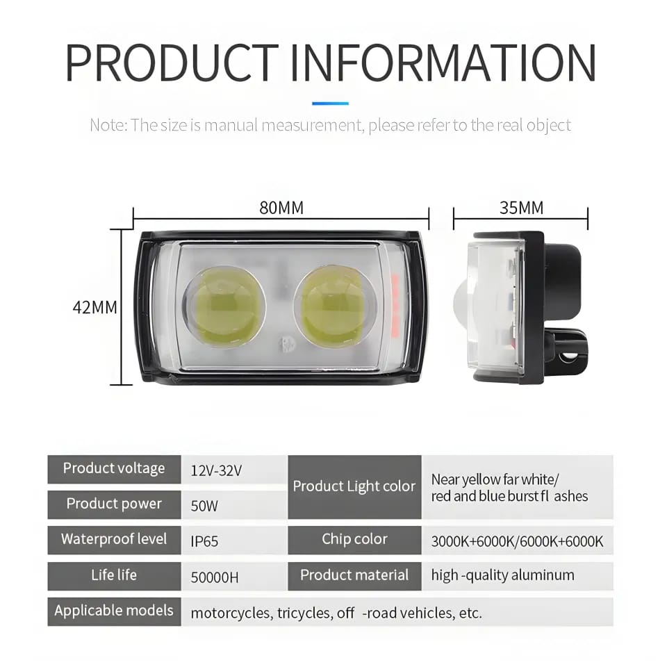 2 Lens Dolphin Projector LED Light – photo 2
