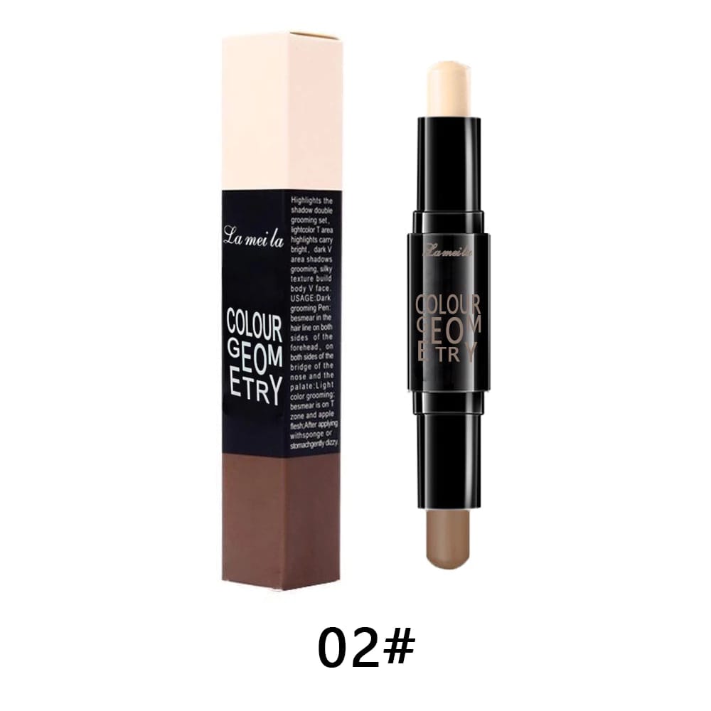 3D Concealer Stick Highlighter Face Contour Pen Long Lasting Face Contour Pen - Shade 1