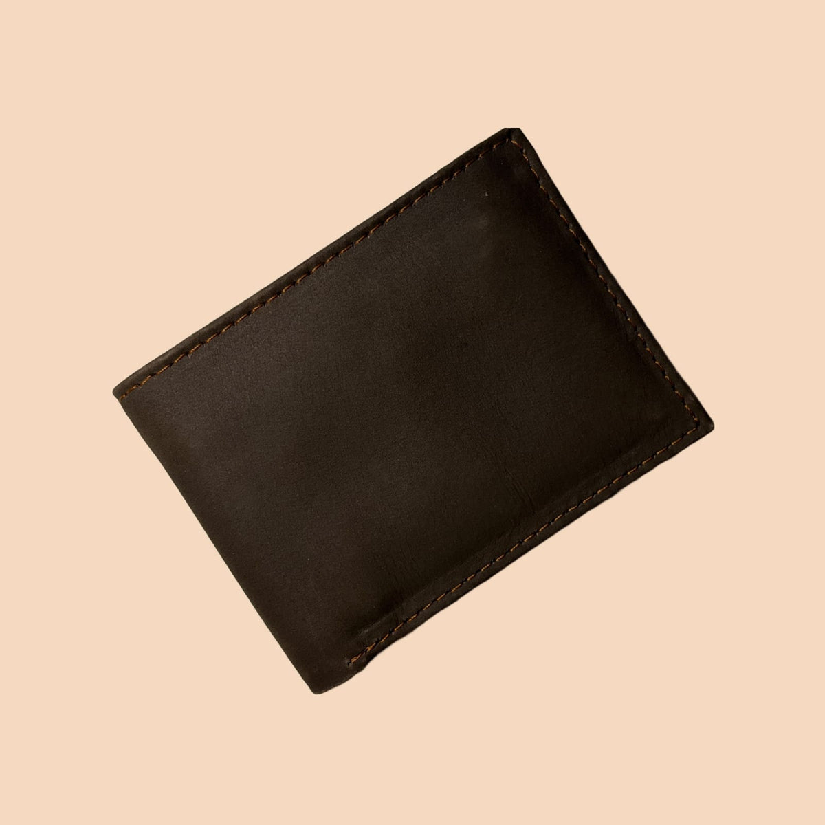 Cow Leather Plain Men Short Wallet Purse – photo 3