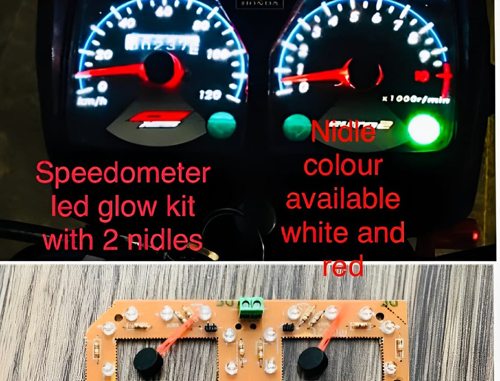 Honda Spedometer Led glow kit with niddle for Honda Cg 125 motorcycle motor bike