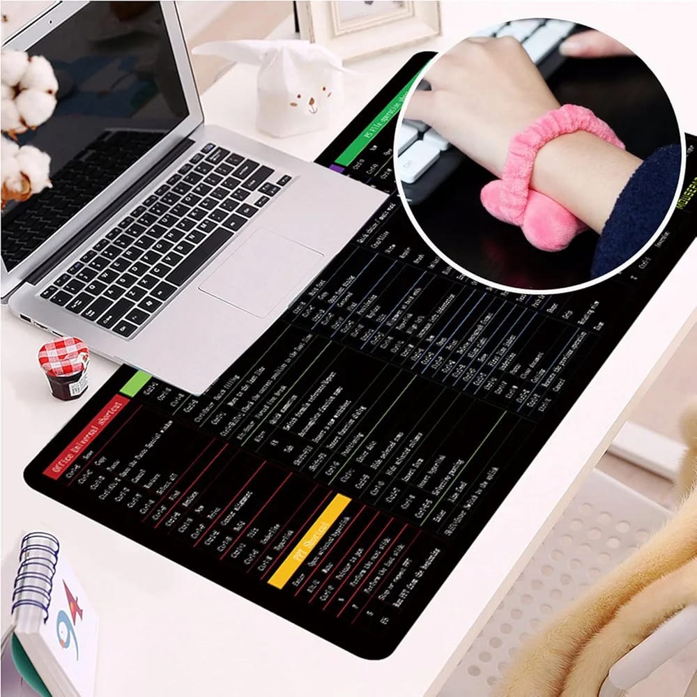 SHORTCUT KEYBOARD MAT Office Software Shortcuts Pattern – photo 2