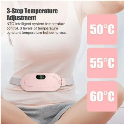Digital Period Pad Heating And Vibrating For Healing Period Cramps �Women? Care Pin Relief  With 3 Heat Levels And 4 Mode