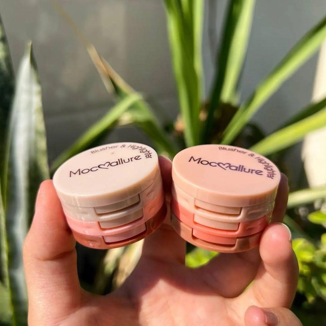 Mocallure 3 in 1 blusher highlighter kit – photo 4