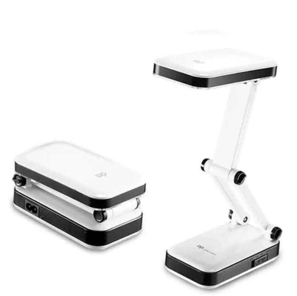 DP LED 666 - Portable Folding LED Desk Lamp with Adjustable Brightness �Travel-Friendly Study &amp; Reading Light
