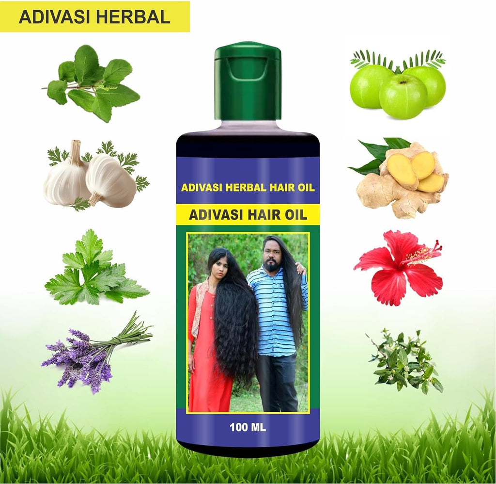 Adivasi Herbal Hair Oil Natural Pure Herbal