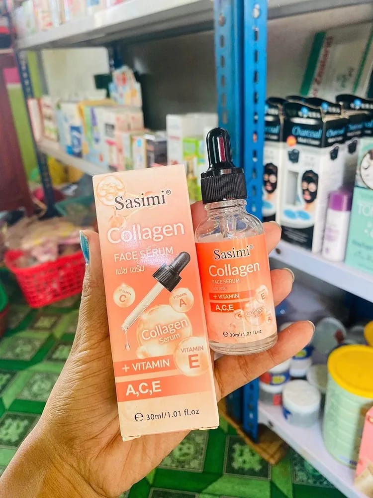 Sasimi Collegen Face Serum High Quality Collagen &amp; Vitamin E Face Serum Helpfull For Fade Sun Spots
