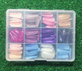 Reusable Fake Nails with Box �Beautiful Variety of Colors | Best Fake Nails For Girls ( Random Color Nails) - Pack Of 144