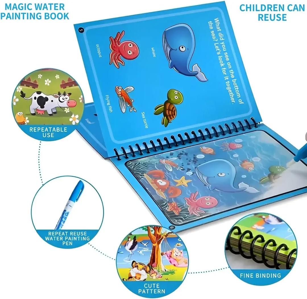 Magic Water Book Painting Drawing Coloring Board – photo 5