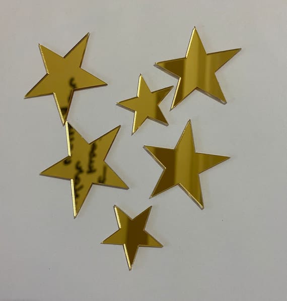 15 stars Mirror Matrial Acrylic Wall Art – photo 2