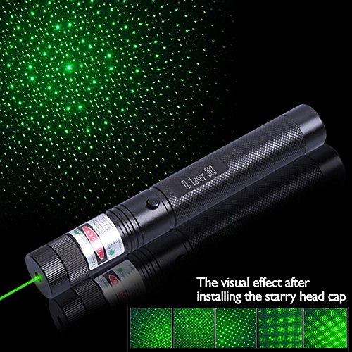 jy-303 Green Laser Pointer �Rechargeable with Lock Key, Charger &amp; Ideal for Teaching, Astronomy, Presentations More