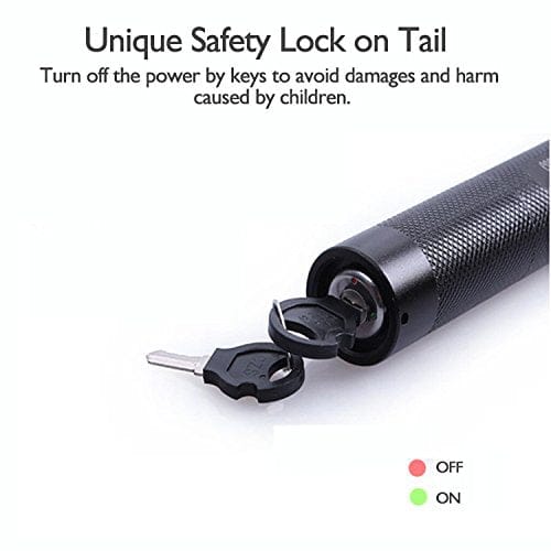 jy-303 Green Laser Pointer �Rechargeable with Lock Key, Charger &amp; Ideal for Teaching, Astronomy, Presentations More