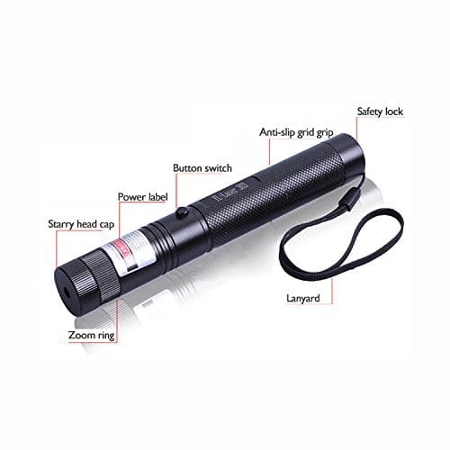 jy-303 Green Laser Pointer �Rechargeable with Lock Key, Charger &amp; Ideal for Teaching, Astronomy, Presentations More