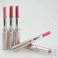 Velvety Texture Lipstick Glossy Lipstick Long Lasting Moisturizing Tinted Lip Balm, Plumping Water Lip Glaze Slim Design (random color) - Pack of 2