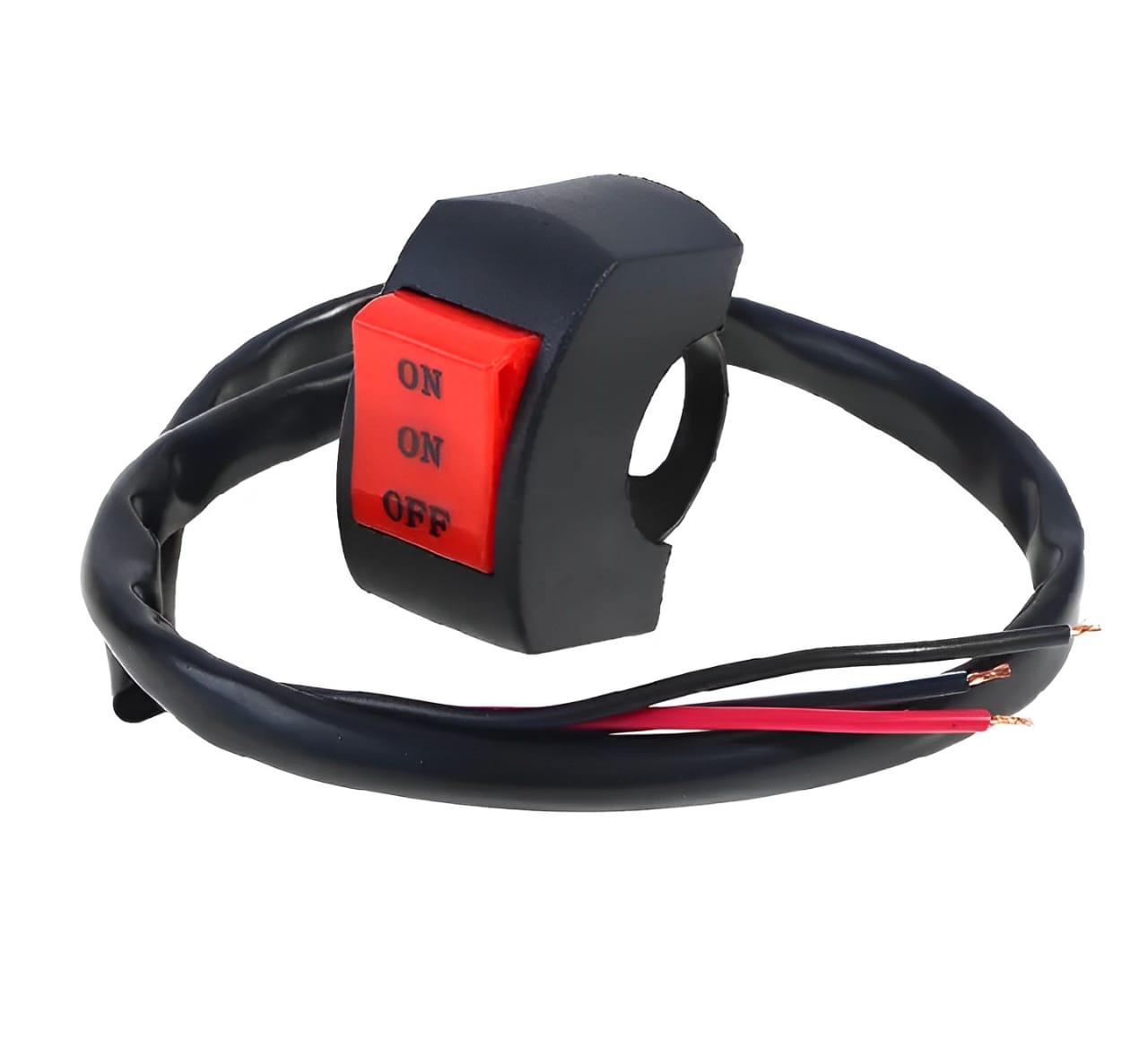 On/Off Handlebar Switch for Motorcycle Universal switch for bike, Extra external on off button - Button