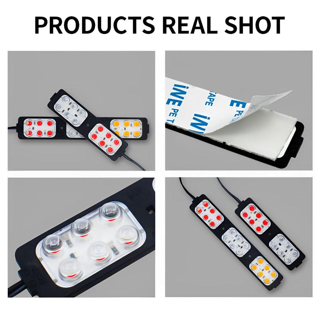 Red and Blue Flasher Light &amp; dolphin light Universal Product For Car and Motorcycle