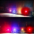 Red and Blue Flasher Light &amp; dolphin light Universal Product For Car and Motorcycle