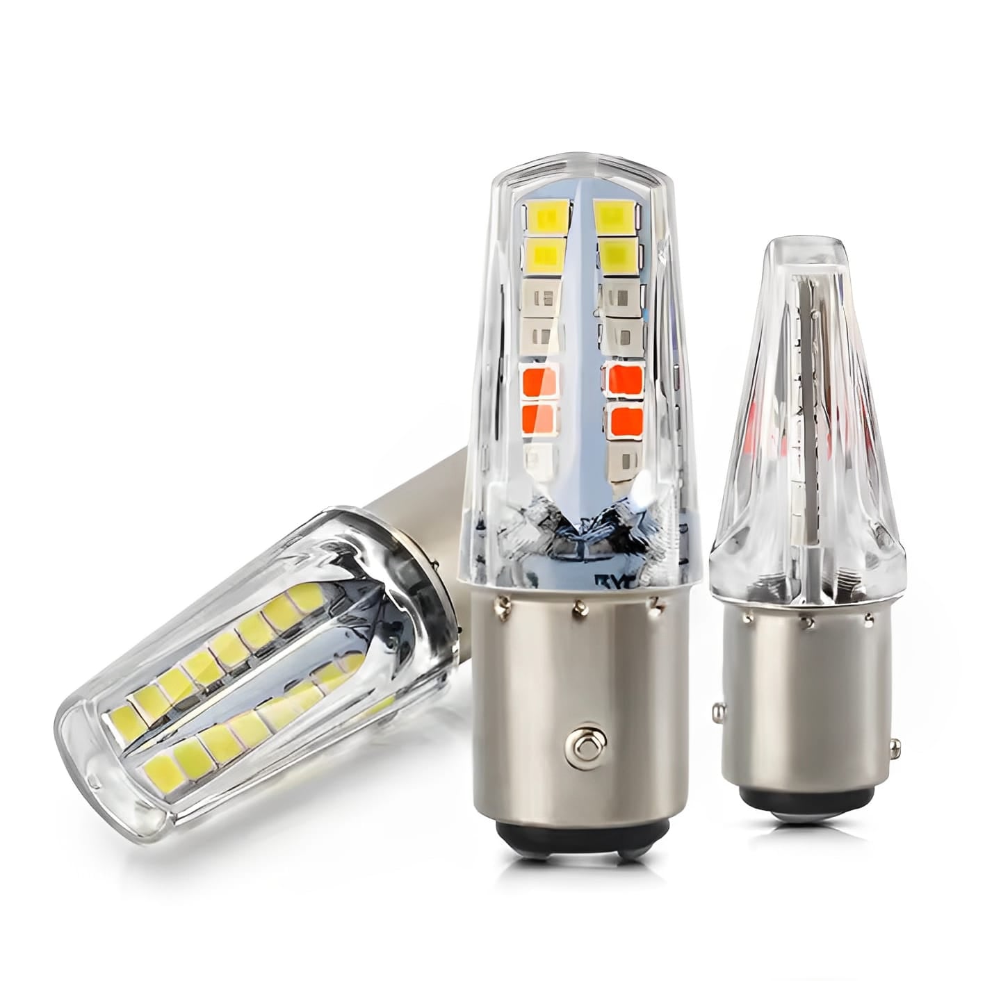 LED Backlight Bulb 6 Functions, 4 Colors - Perfect for Bikes, CD 70, CG125, Cars, and Jeeps