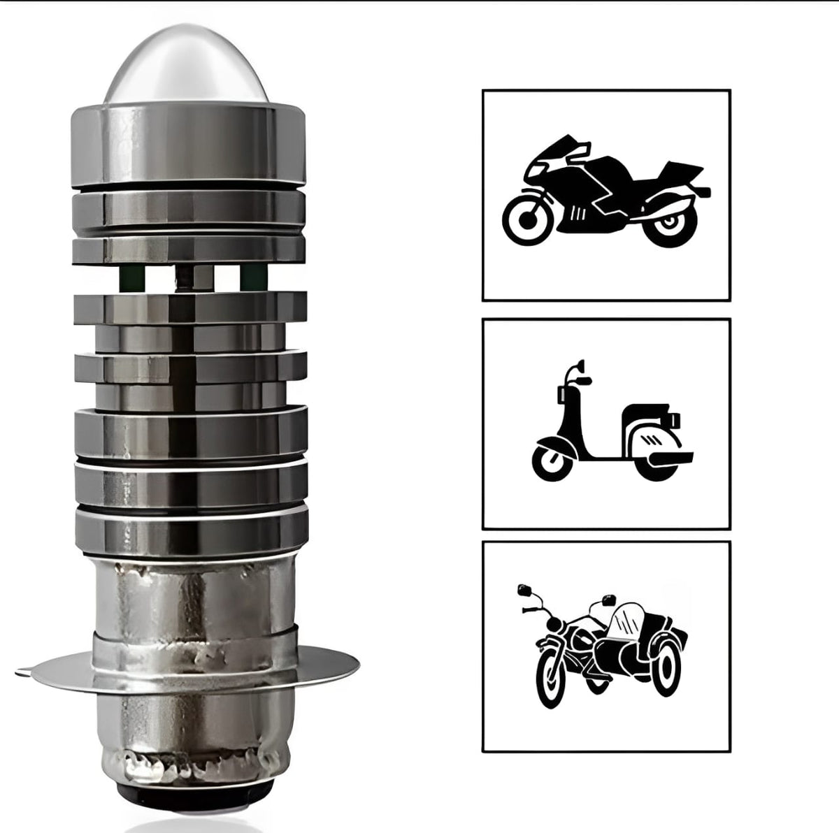 Bike LED Headlight Bulb – photo 4