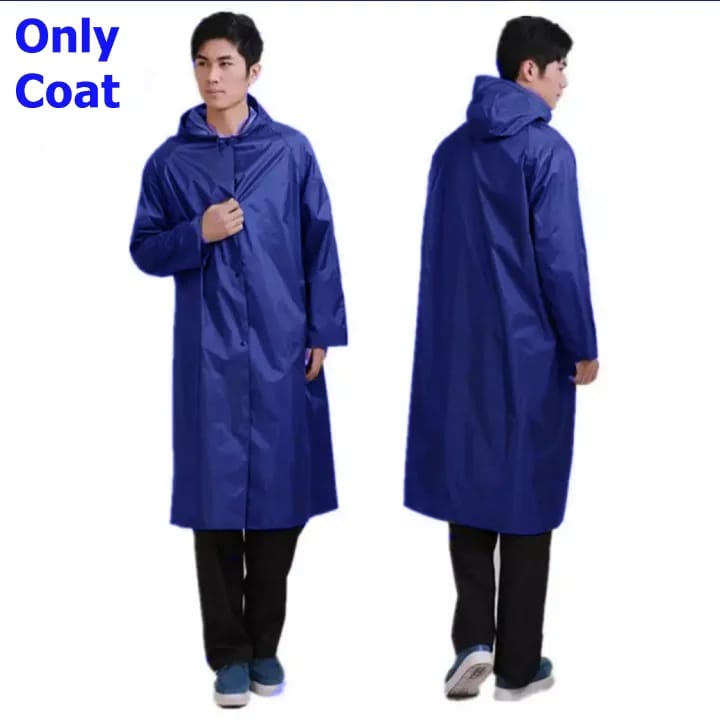 1 Piece Rain Coat | Waterproof Rain Coat | Rain Coat For Bikers | Rain Coat For Men &amp; Women | Parachute Material Rain Coat ( Only Coat ) &amp; ( Random Color )