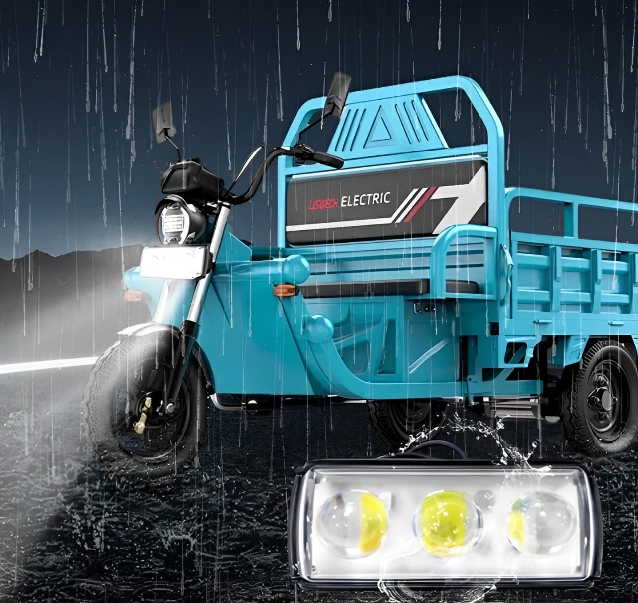 1 Pc Mini LED Driving Fog Light | 4-Color Auxiliary Spotlight for ATV, SUV, UTV (12-80V) �Hi/Low Beam