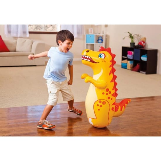 Intex Animal Punching Bag Toy For Kids 3D Bop Bag Boxers Punching Bag Toy Gift Kids Fun ( Random Animal )