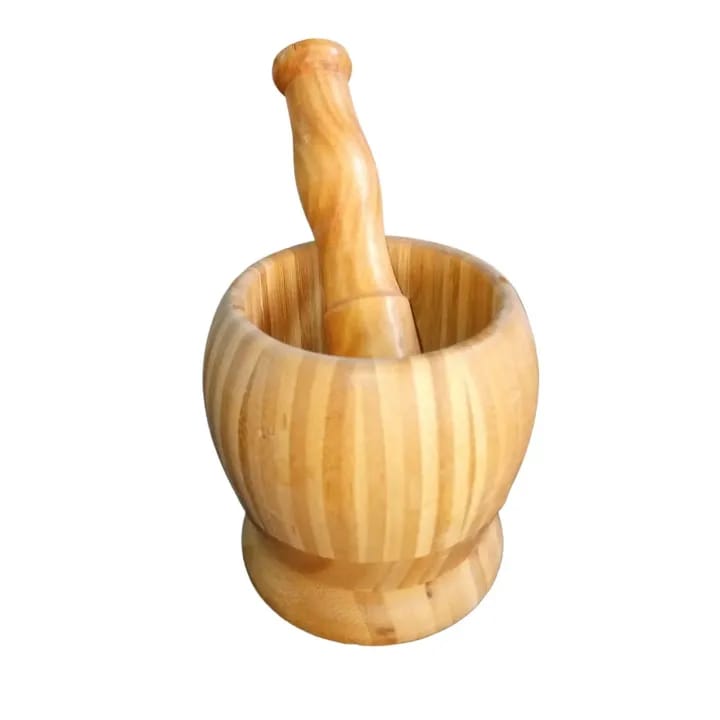 01 Set Wooden Pestle and Mortar For Crushing | Woden chattu watta for Grinding Nuts Dates and other Ingredients?