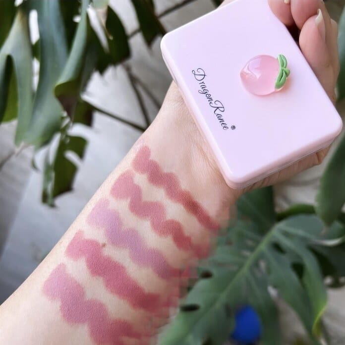 5 Pcs Dragon Ranee Peach Mini Lipstick